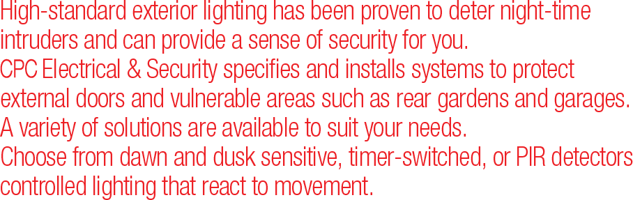 Security Lighting Leatherhead