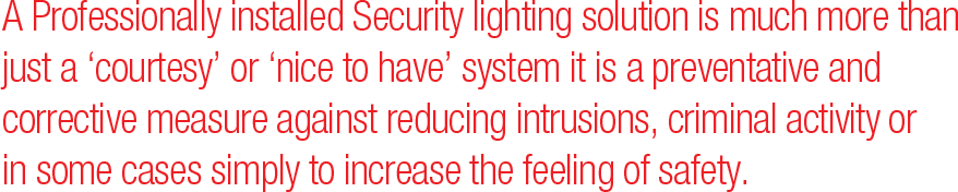 Security Lighting Weybridge